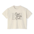 I am Loved Crop T‑Shirt