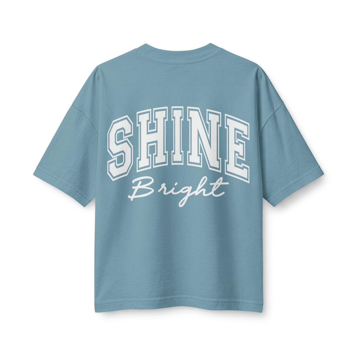 Shine Bright Women's Tee — Inspirational Cross Graphic Crop T-Shirt