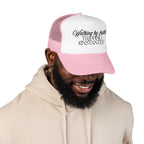 "Walking By Faith, Tripping Constantly" Trucker Hat