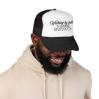 "Walking By Faith, Tripping Constantly" Trucker Hat