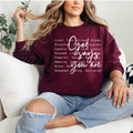 You Are Loved' Inspirational Crewneck Sweater