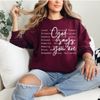 You Are Loved' Inspirational Crewneck Sweater