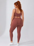 Safe Embrace Warm Copper Brown Leggings