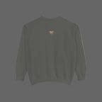 Gray sweatshirt on a white background