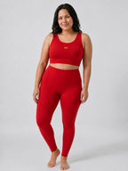 Courageous Heart Red leggings